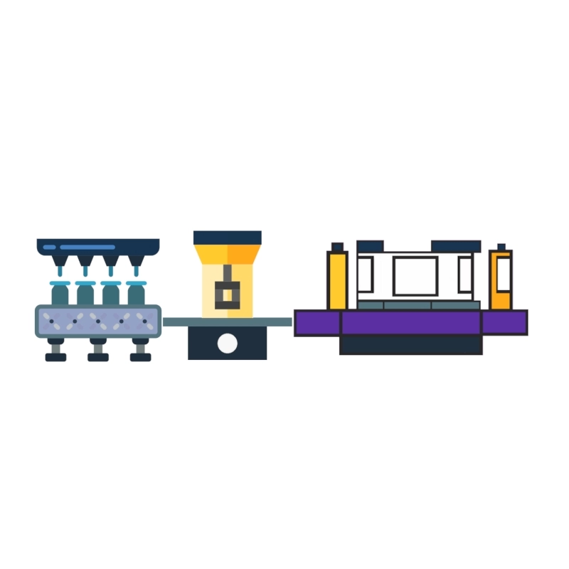 Lignes d'embouteillage automatiques